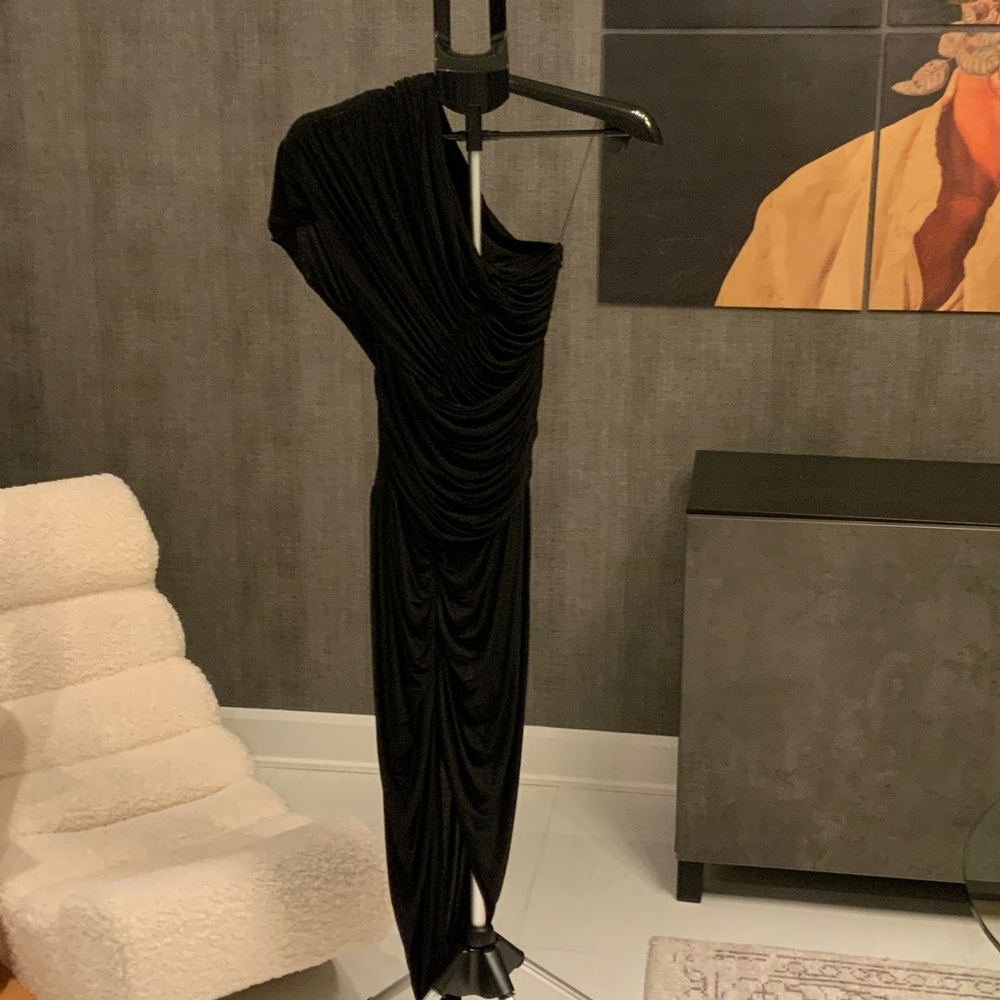 Alexander Wang Black Asymmetrical dress - 6
